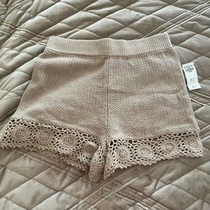 Abercrombie and Fitch x Trevor Project Crochet Shorts